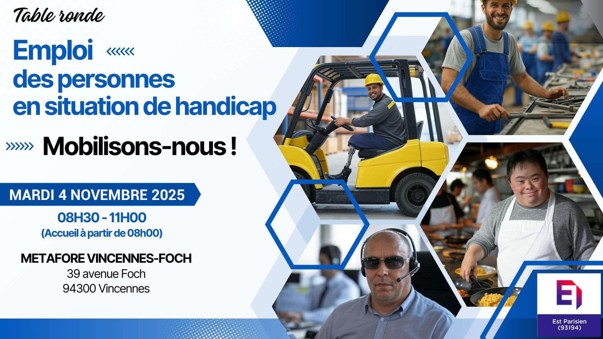 Mobilisons-nous pour l'emploi des personnes en situation de handicap