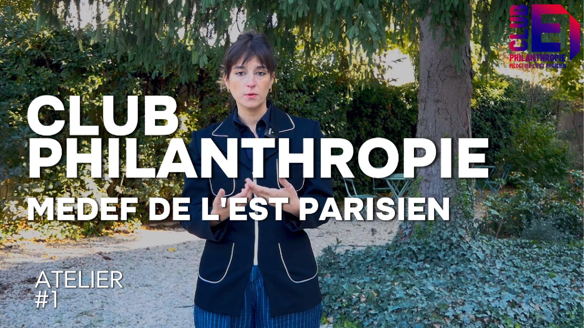Atelier du Club Philanthropie