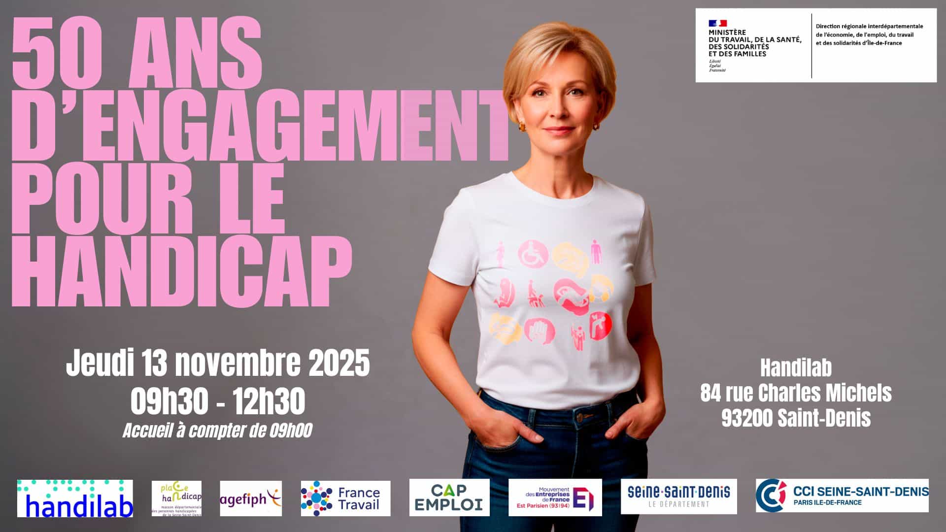 50 ans d’engagement pour le Handicap