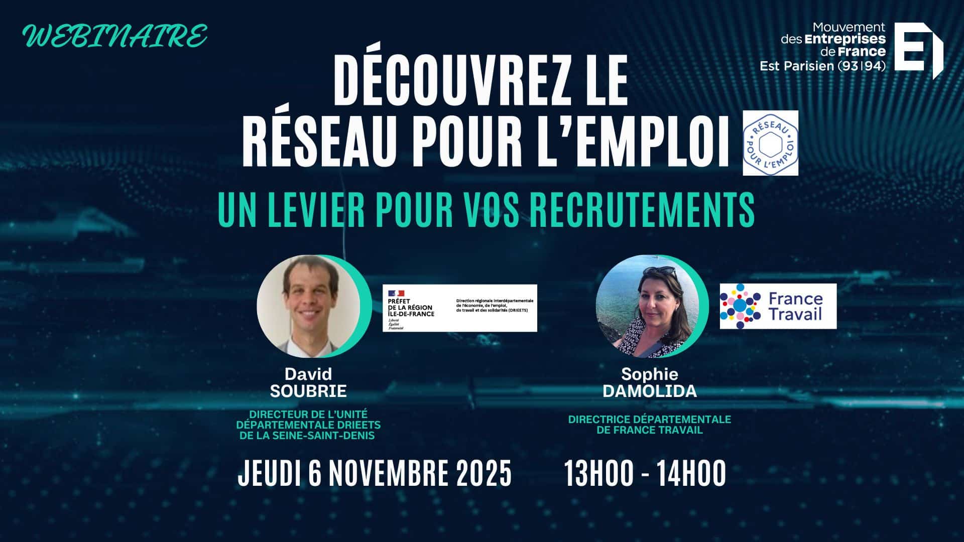 Webinaire 6 novembre RPP Découvrez le Réseau pour l’Emploi, un levier stratégique pour vos recrutements